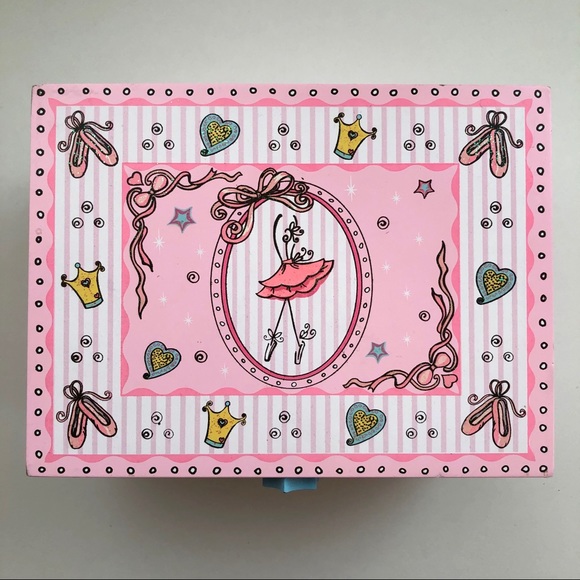 Ballet Jewelry Box Pink Ballerina Hot Focus - Picture 2 of 16